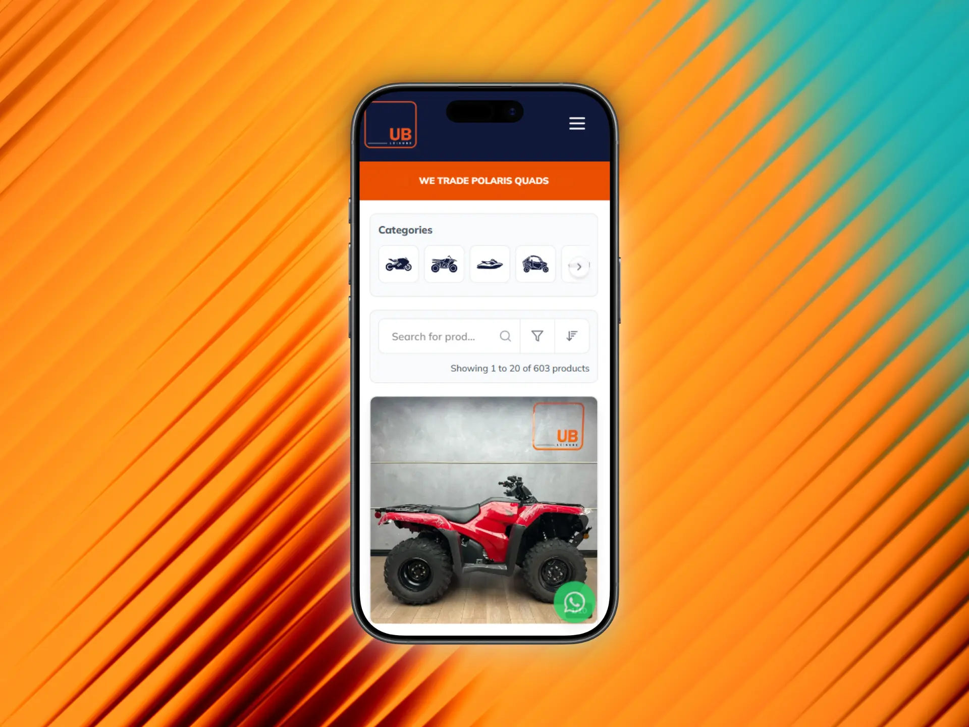 UB Leisure — Buy a Toy page with Algolia-powered inventory search